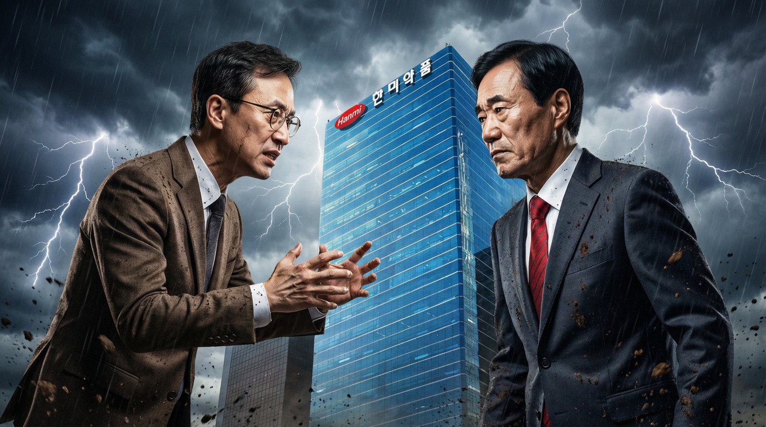 박재현 한미약품 대표와 신동국 한양정밀 회장