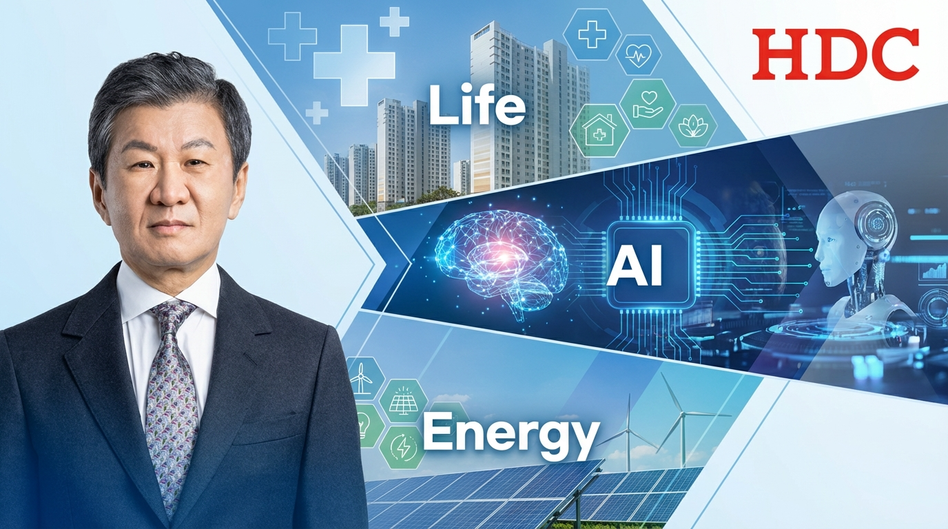 정몽규 회장, 라이프·AI·에너지 3대축 사업 재편