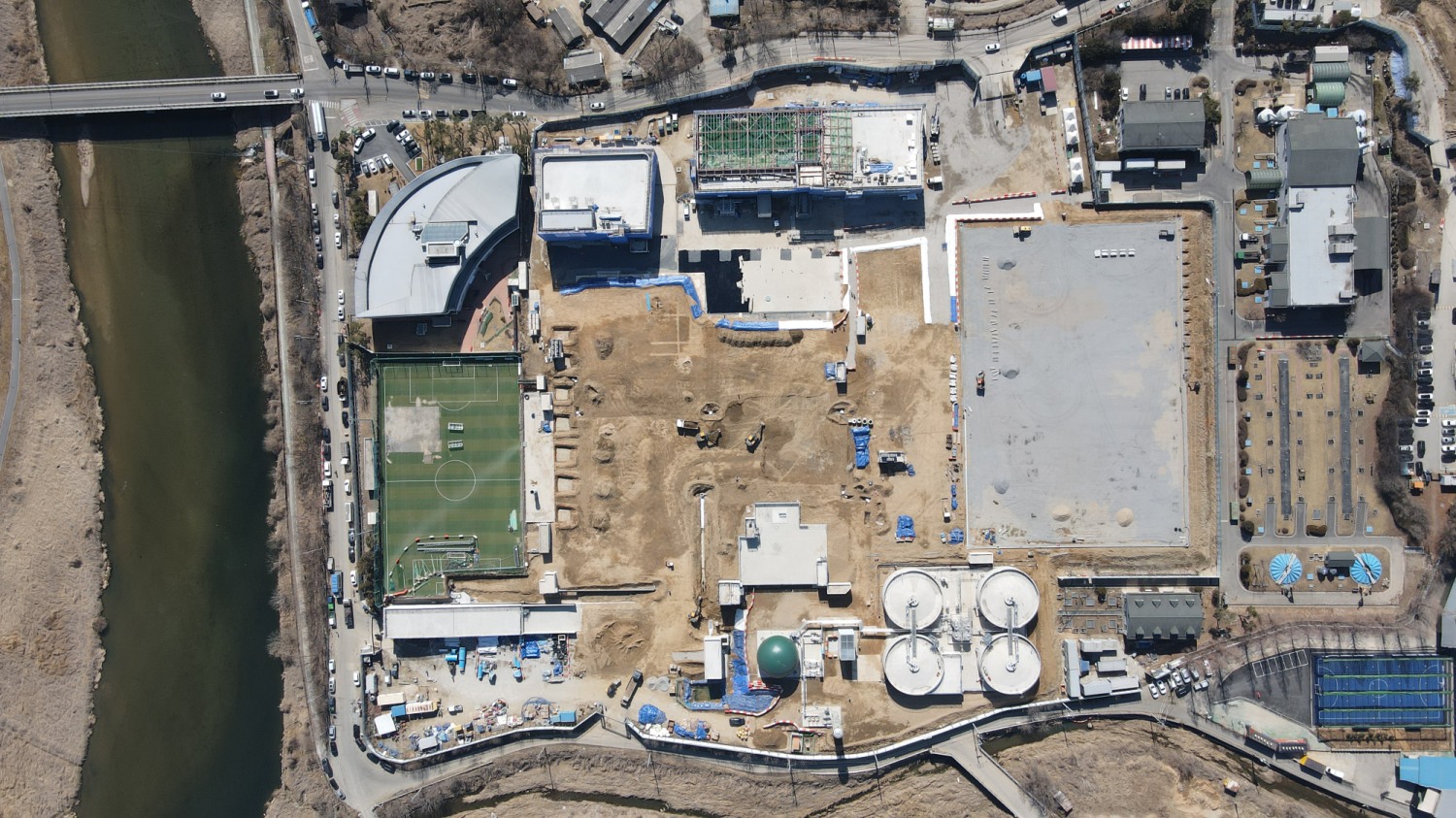 용인에코타운조성사업인 하수처리시설