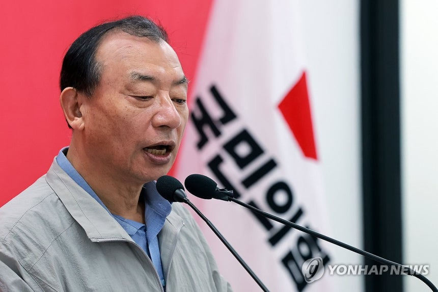 국민의힘 이정현 공천관리위원장, 공천 관련 브리핑 / 사진=연합뉴스