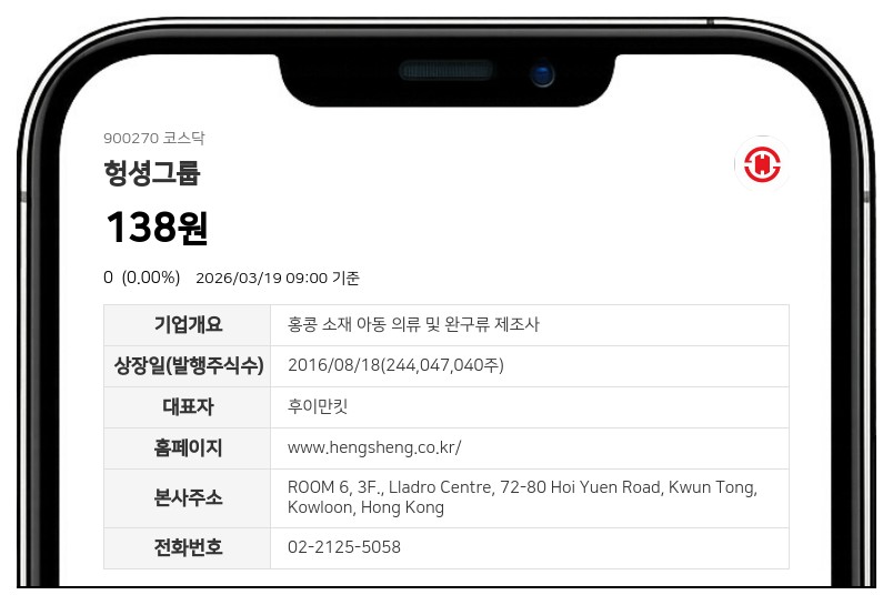 헝셩그룹, 주식병합 마치고 20일 거래 재개… 장 개시 전 시간외매매는 미성립