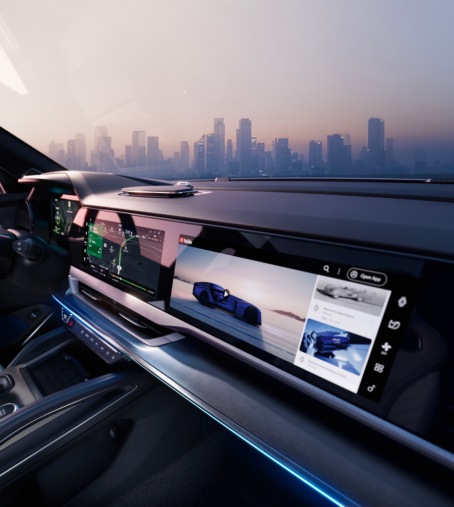 르노 필랑트(Renault FILANTE) openR 파노라마 스크린