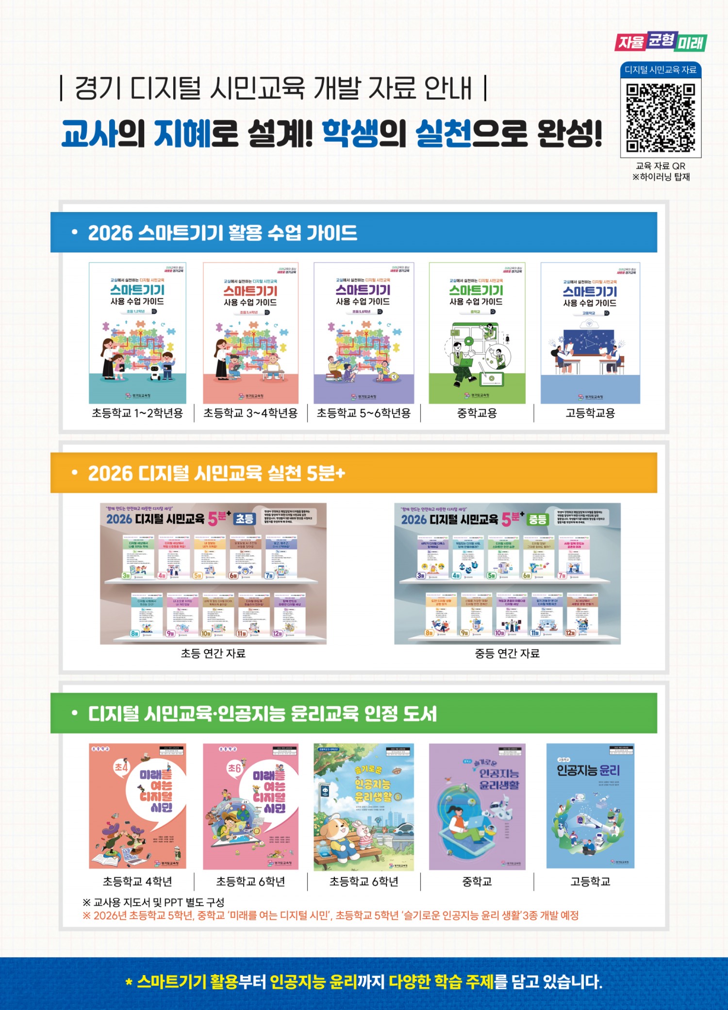 경기 디지털 시민교육 개발 자료 3종