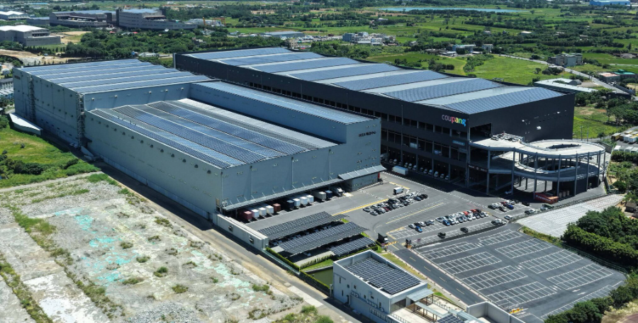 타오위안에 위치한 쿠팡 대만의 네 번째 스마트 물류센터