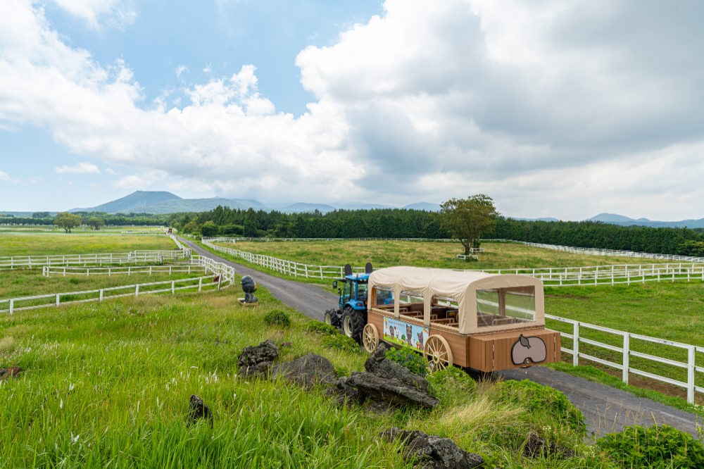한국마사회 제주목장, ‘광활한 초원 달리는’ 트랙터 마차 투어 10일 재개