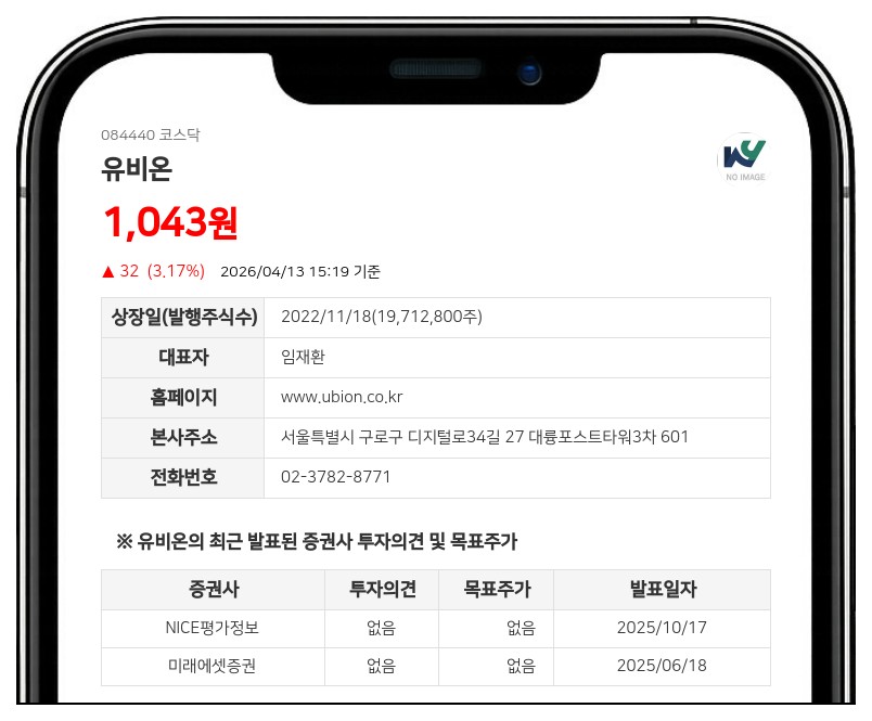 유비온, 6억원 규모 자사주 매입 결정... 기존 보유 주식은 전량 소각 절차 돌입