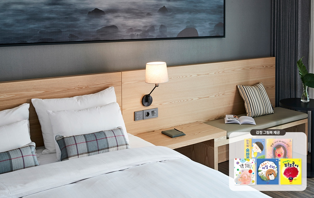 교원그룹 스위트호텔, 빨간펜과 협업 키즈 패키지 출시…‘감정 도서’ 콘텐츠 접목