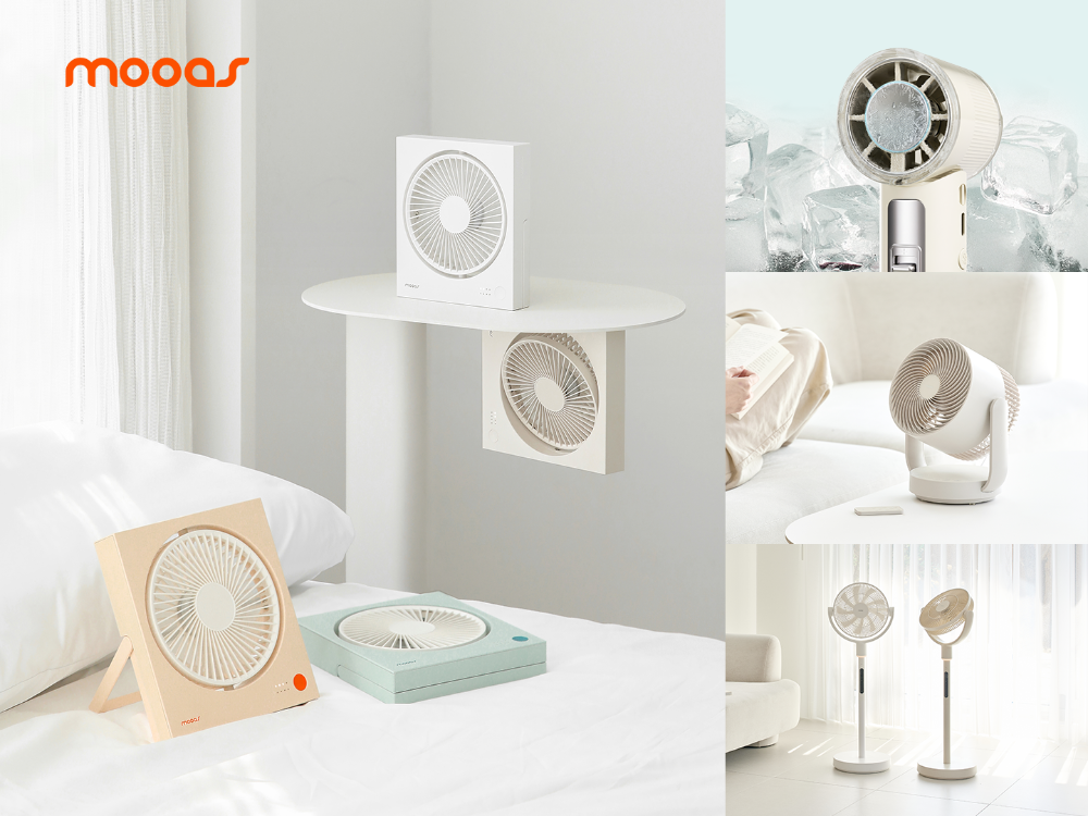 무아스, 여름 겨냥 신제품 4종 출시…선풍기·써큘레이터 라인업 확대