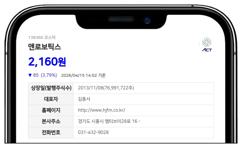 앤로보틱스, 100% 자회사 흡수합병...공장 무인화 로봇 시너지 극대화