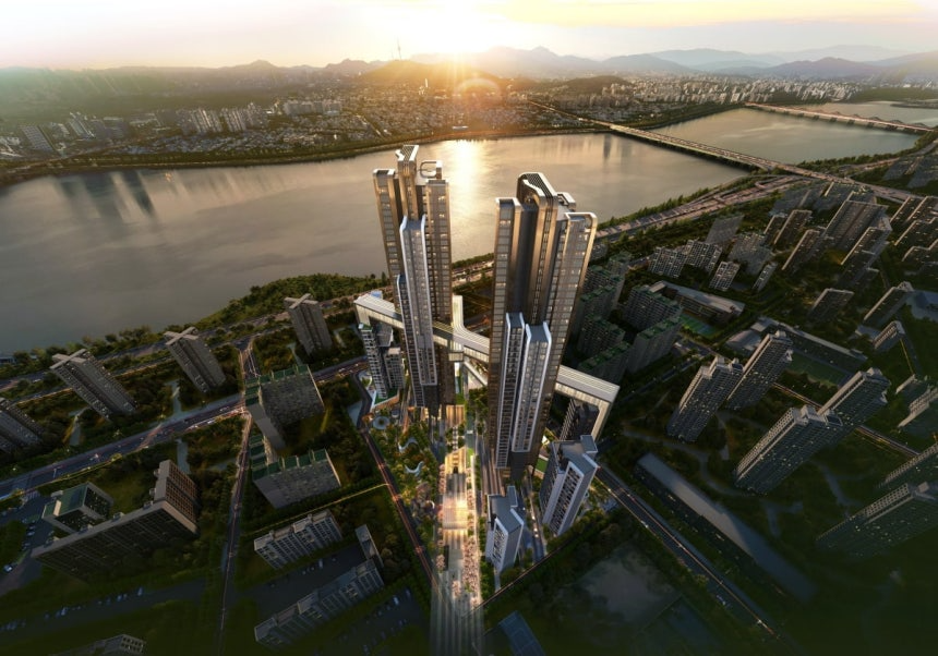 신반포 19·25차 통합재건축 포스코이앤씨 조감도