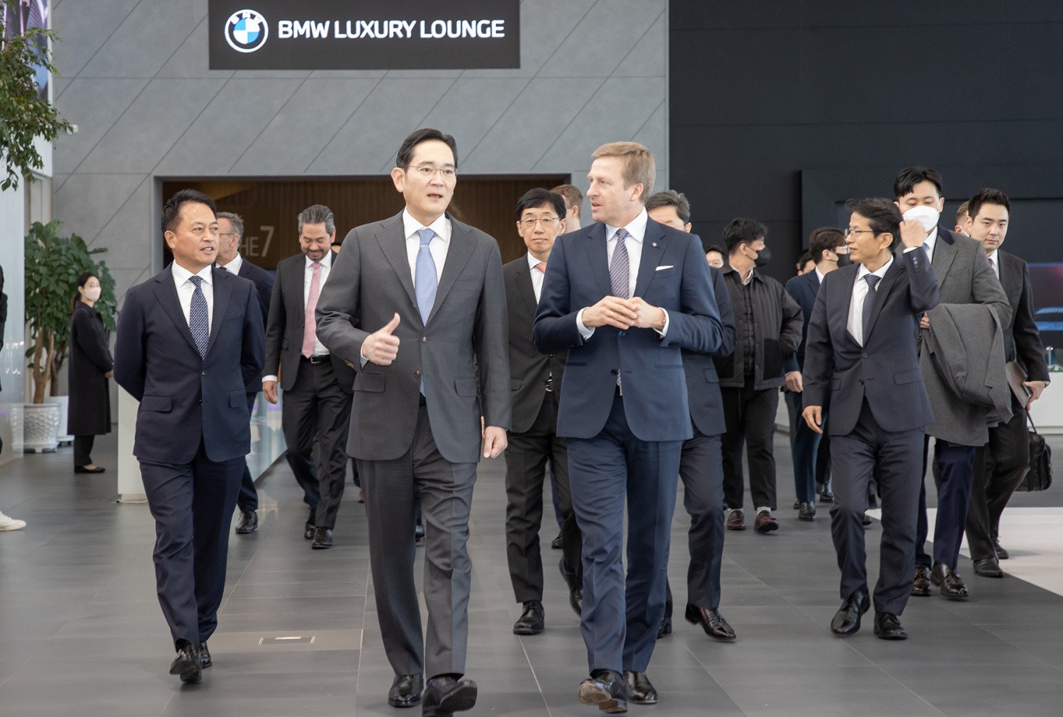 이재용 회장 올리버 집세 BMW CEO 미팅