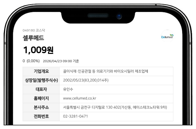 셀루메드 이상인 경영지배인, 선임 7일 만에 전격 사임 결정