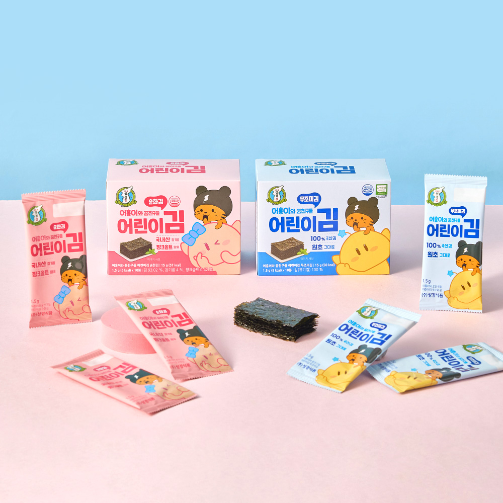 맛과 재미 다 잡았다… 성경식품, 놀이형 패키지 적용한 ‘어흥이와 꿈친구들’ 런칭
