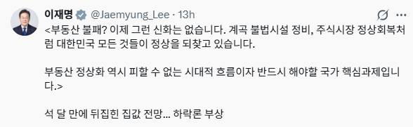 (장태민 칼럼) 누가 맞는가...대통령·정부·여당 '서울 집값 안정흐름' VS 무주택·1주택자 '서울 집값, 임대료 폭등에 좌절'