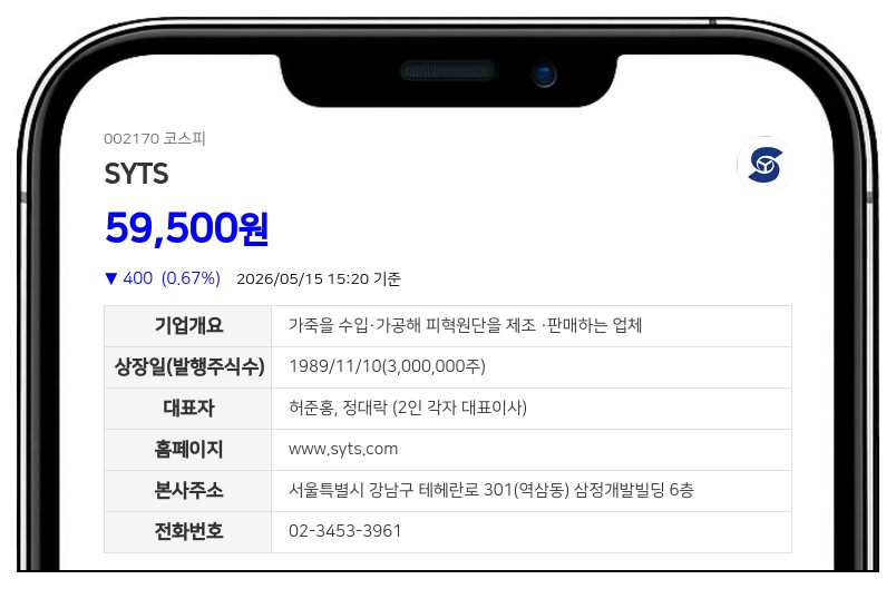 SYTS, 친인척 매수세에 최대주주 지분율 0.52% 상승…안정적 지배력 강화 주목