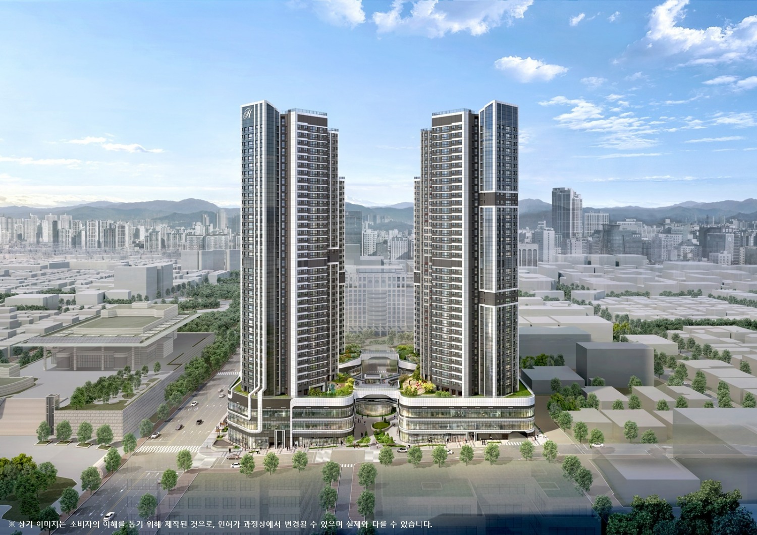 인천 힐스테이트 구월아트파크 조감도