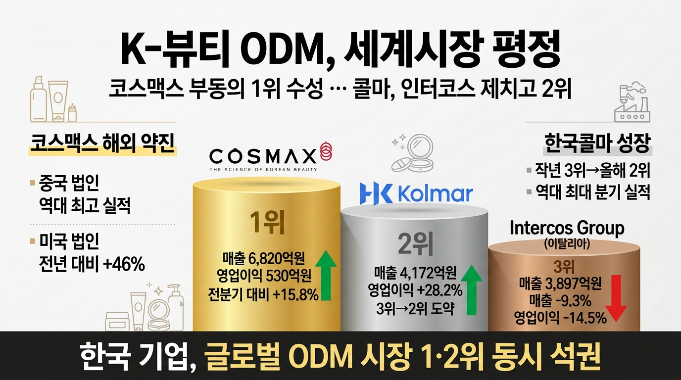 K-뷰티 ODM, 세계시장 평정