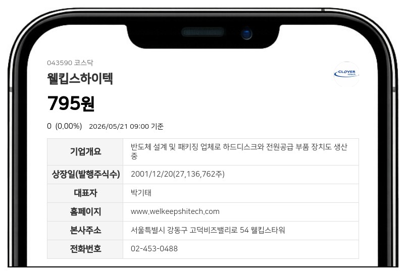웰킵스하이텍 액면병합 후 22일 거래 재개, 장 개시 전 시간외매매 불가