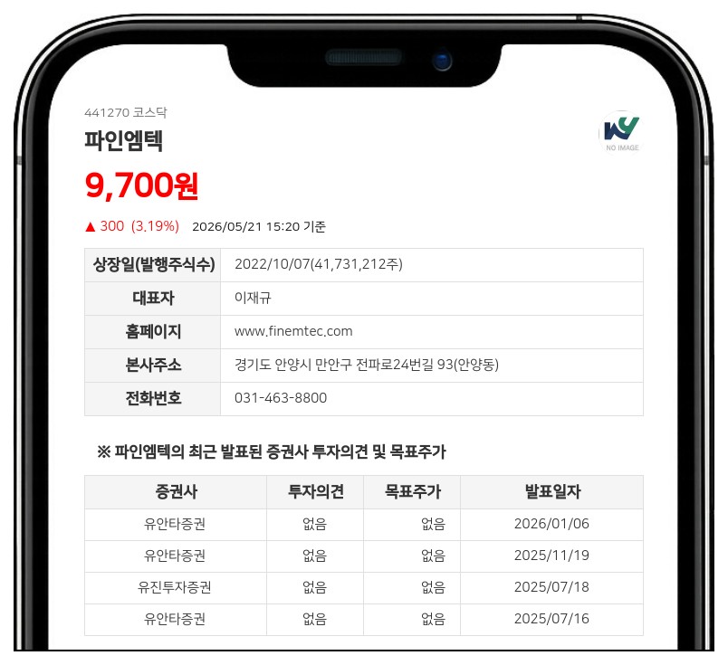 파인엠텍, '제로 금리'로 350억 수혈... 폴더블·자동차 설비 투자 가속화
