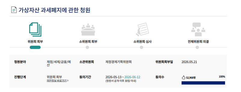국회, 조속히 가상자산 소득세 폐지 나서야 - 송언석 국힘 원내대표
