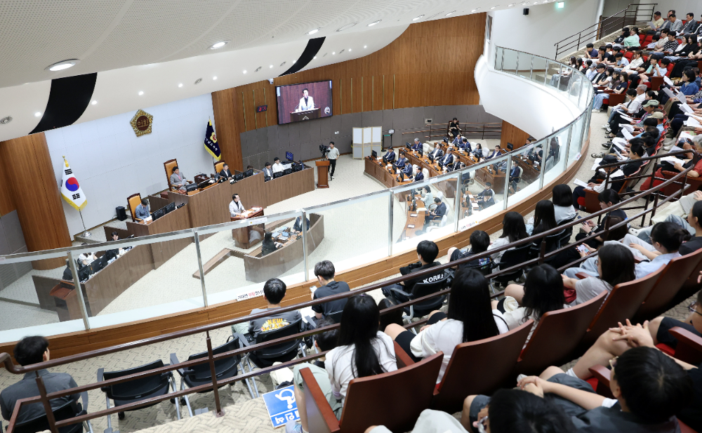 충남도의회 제368회 정례회 제2차 본회의 모습 / 충남도의회 제공