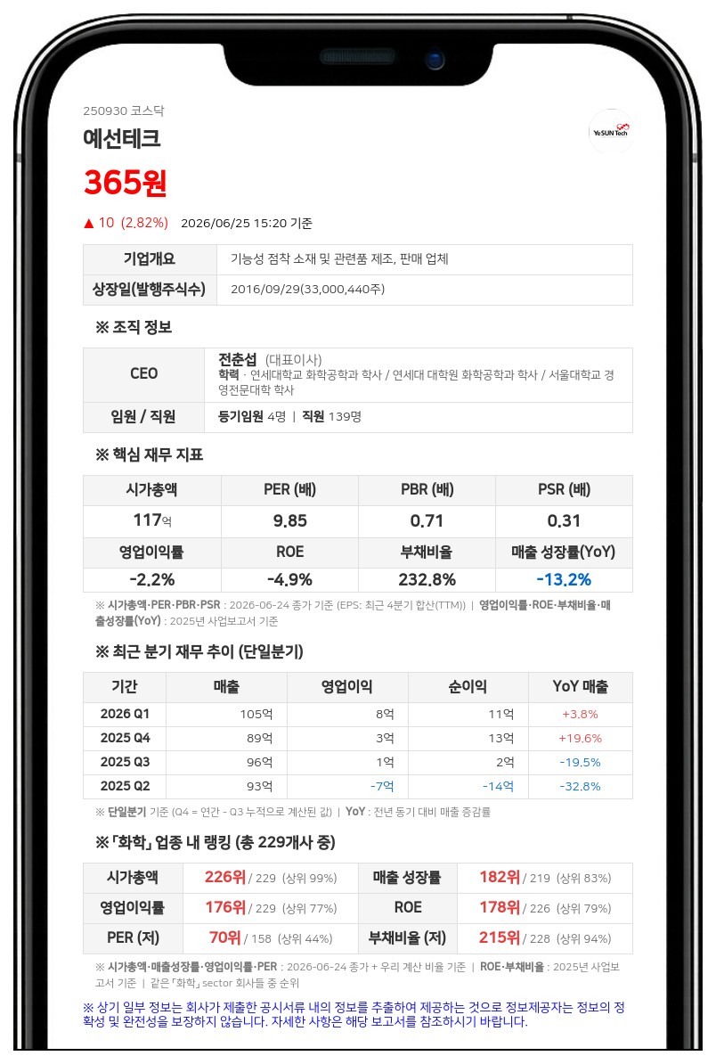 예선테크 보통주 거래 정지... 주식병합에 따른 전자등록 변경 여파