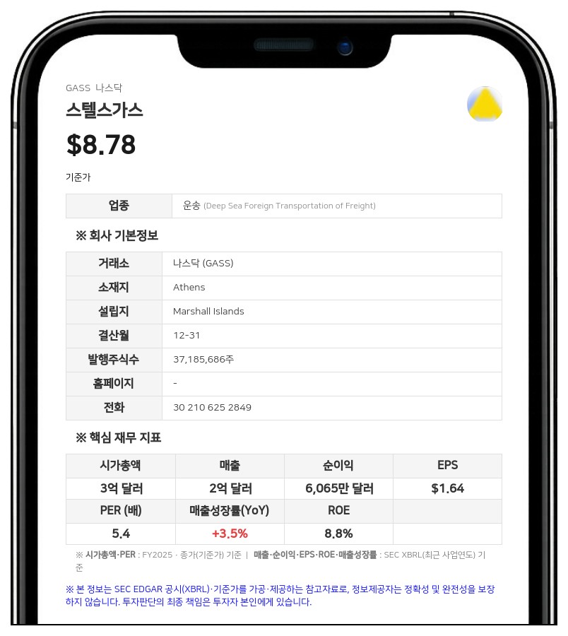 타워뷰 LLC, 스텔스가스에 선박 매각 및 청산 통한 주주 환원 촉구