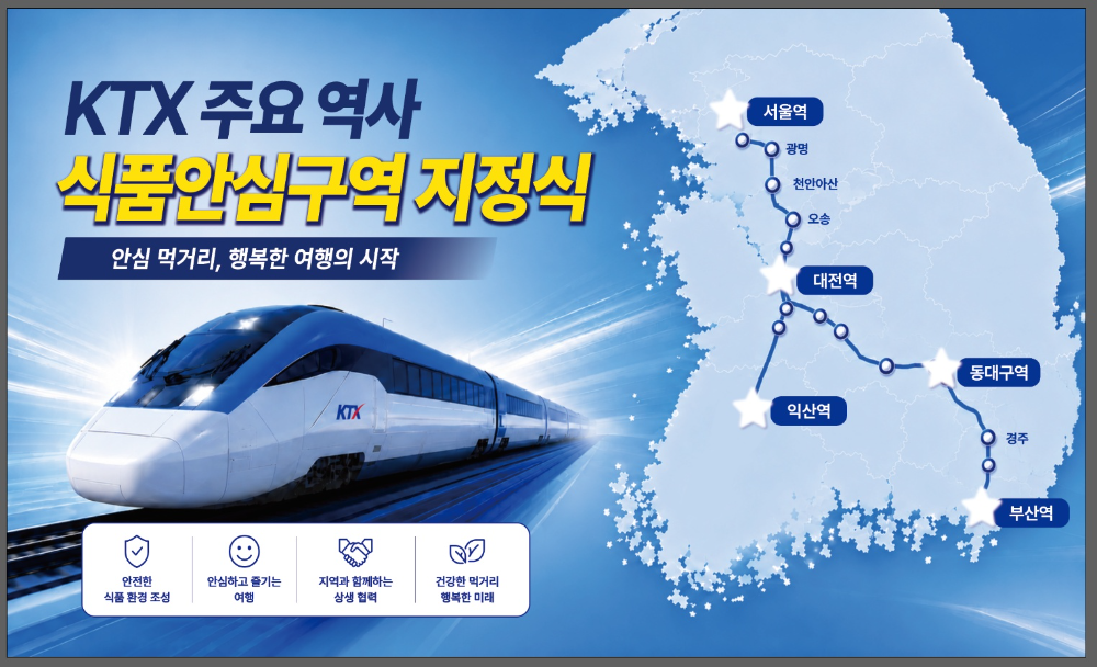 ‘식품안심구역’ 지정 홍보물