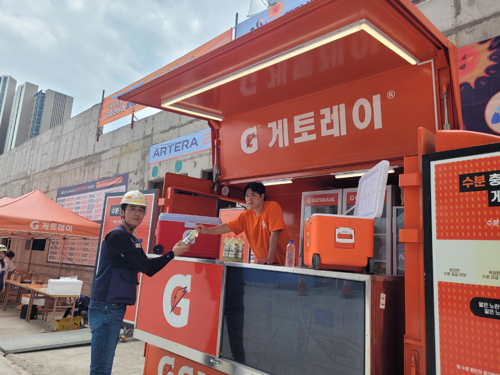 온열질환 제로 도전, 롯데칠성·금호건설의 특별한 동행