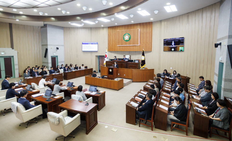 의왕시의회, 제321회 임시회 제1차 본회의