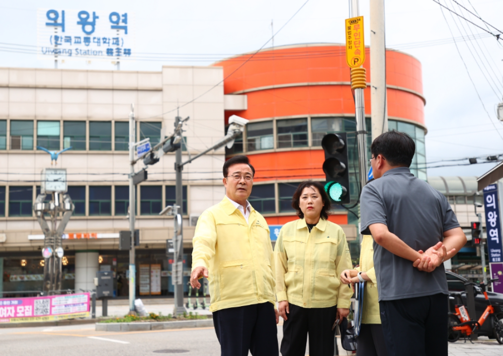 김성제 의왕시장,관내 재난취약지역 현장점검