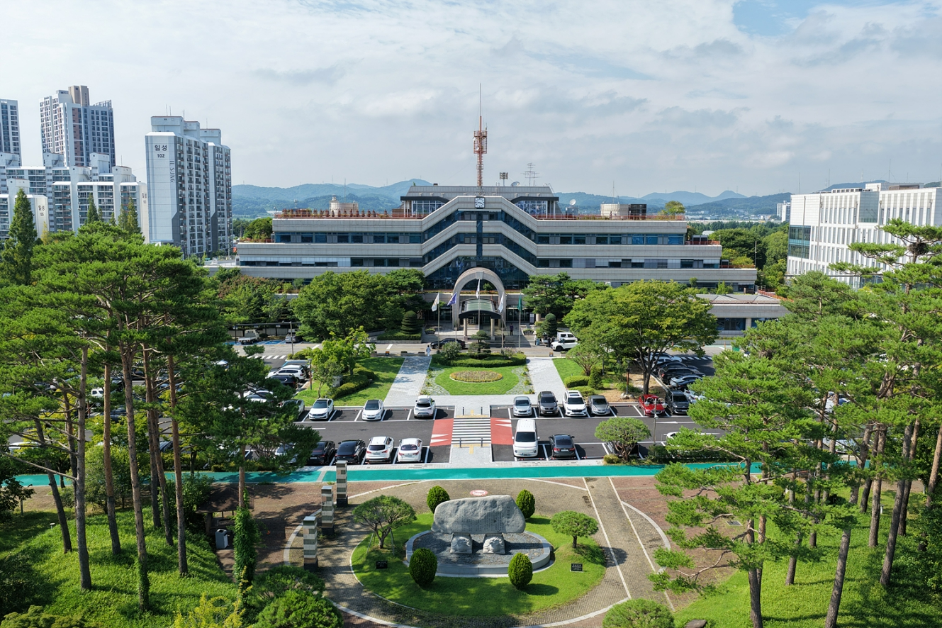 아산시청 전경