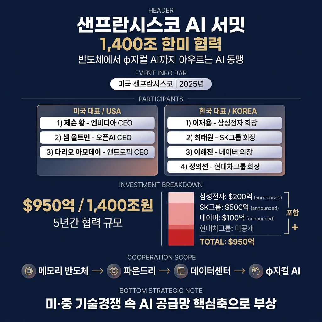 샌프란시스코 AI 서밋… 재계 총수들의 승부수는?