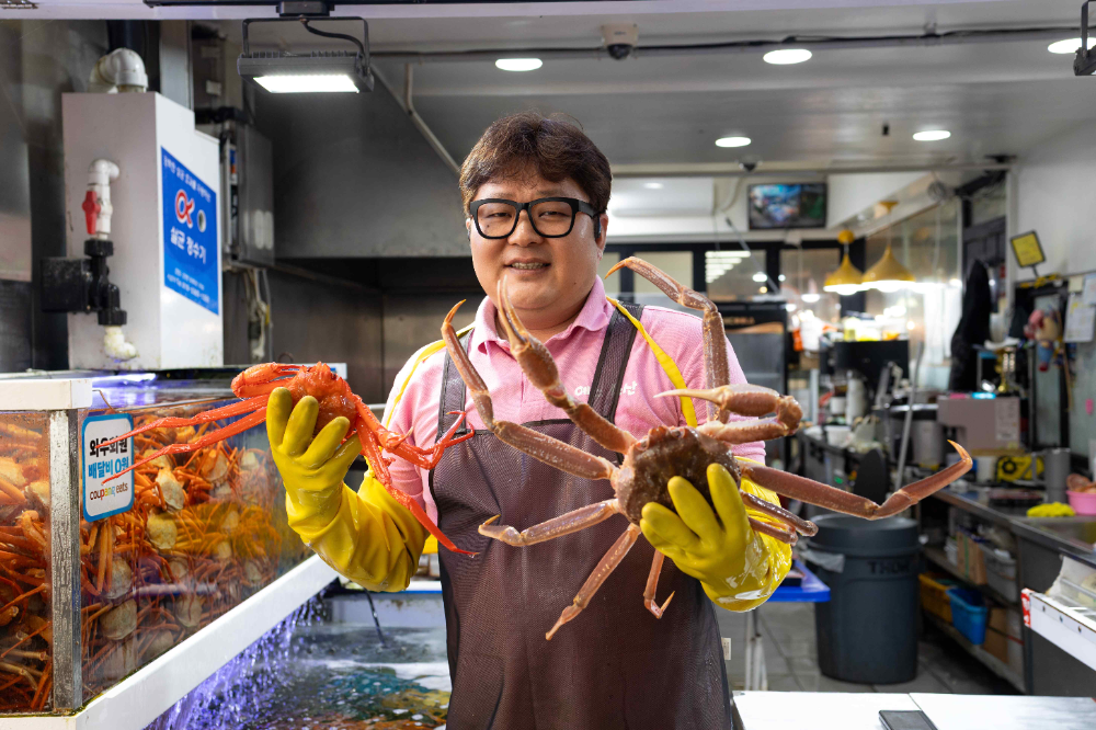 속초관광수산시장 예스수산 사장님