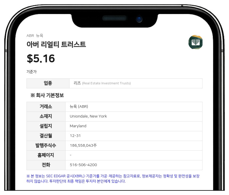 아버 리얼티 트러스트, 11억 달러 규모 부실 자산 감축 계획 발표