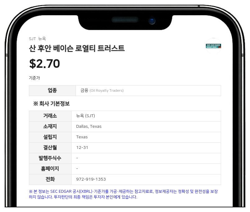 산 후안 베이슨 로열티 트러스트, 2분기 분배금 미지급…누적 초과생산비용 925만 달러로 증가