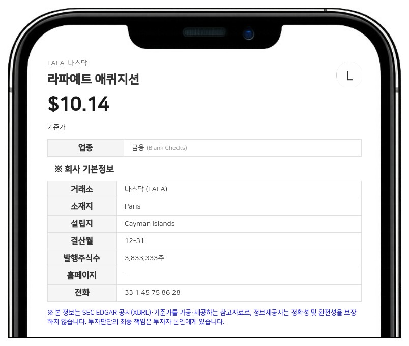 라파예트 애퀴지션, 2분기 순이익 89만 달러 기록…'계속기업 의문' 제기