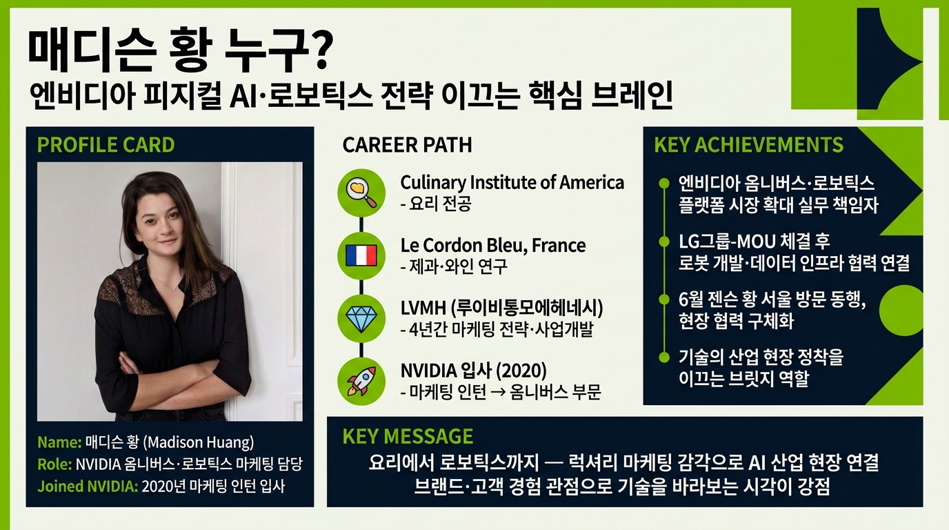 젠슨 황의 장녀 ‘매디슨 황’은 누구?
