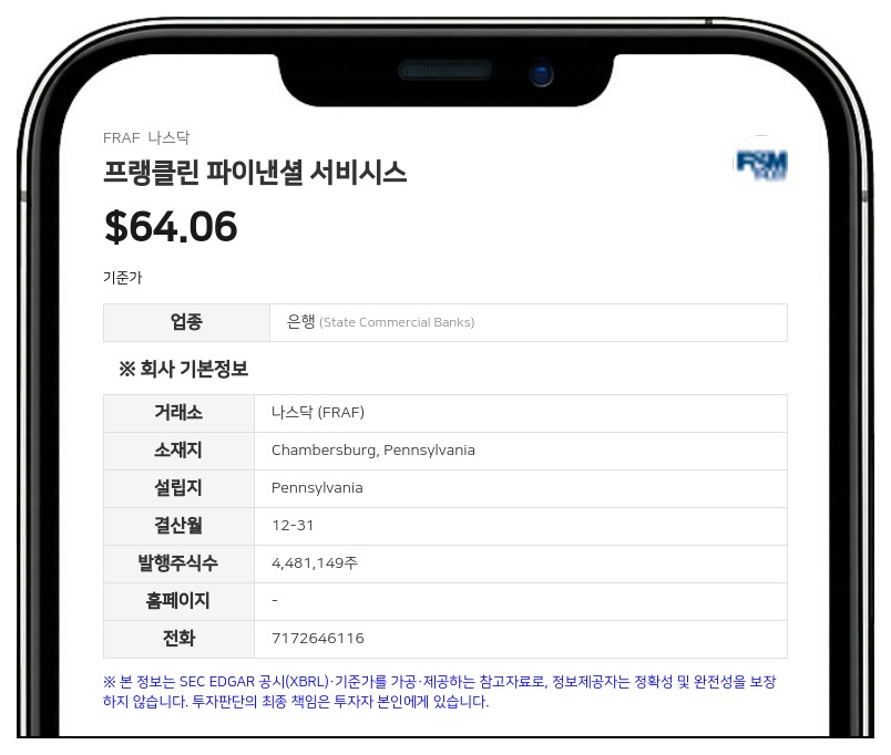 프랭클린 파이낸셜 서비시스, 찰스 B. 캐롤을 F&M 트러스트 은행 사장으로 선임