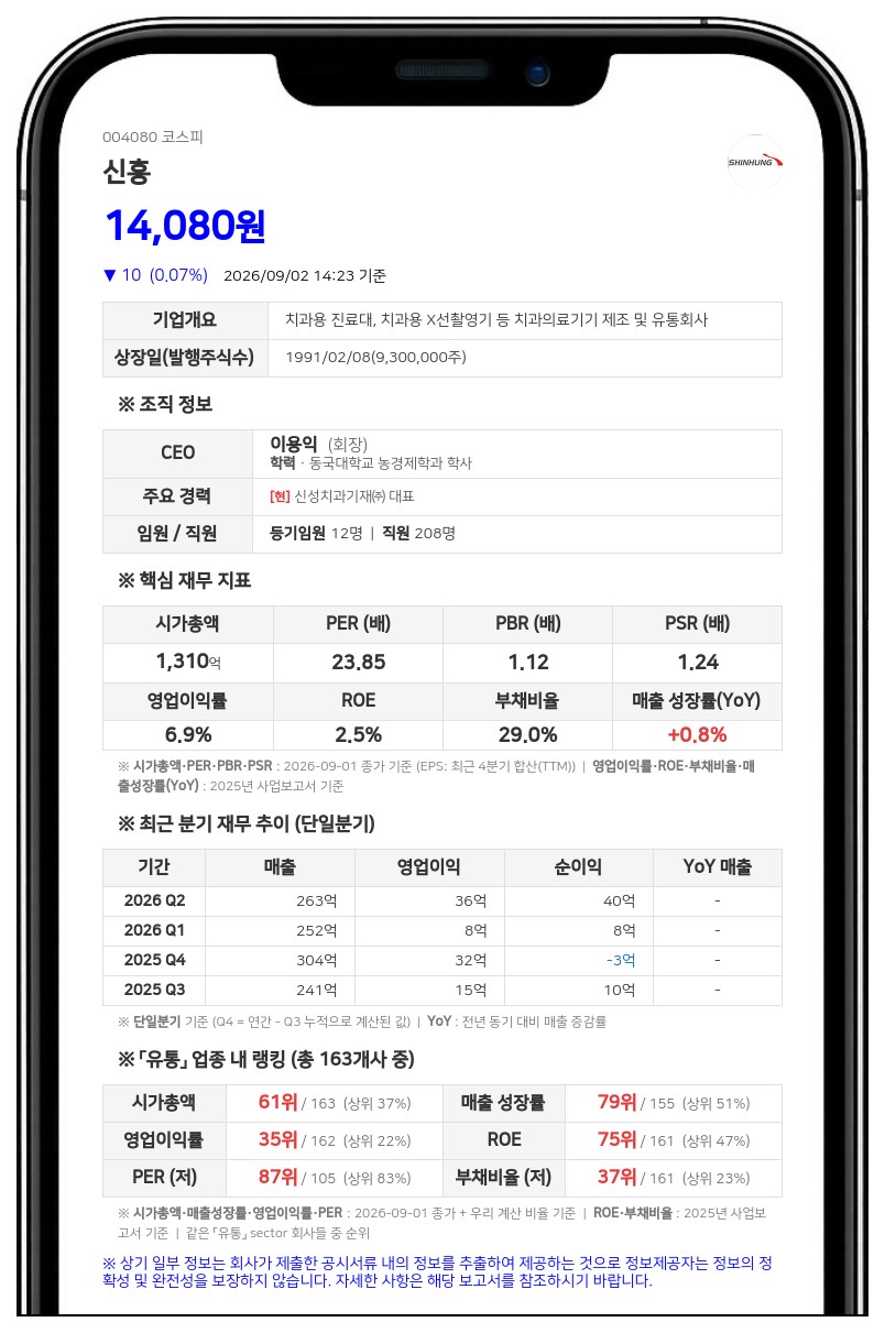 신흥 최대주주 지분 변동, 이용익 임원 매도분 디브이홀딩스가 인수