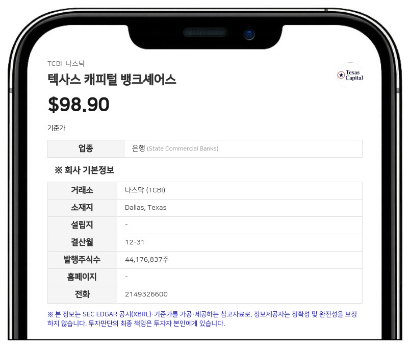 텍사스 캐피털, 나스닥 떠나 '텍사스 증권거래소'로 이전 상장