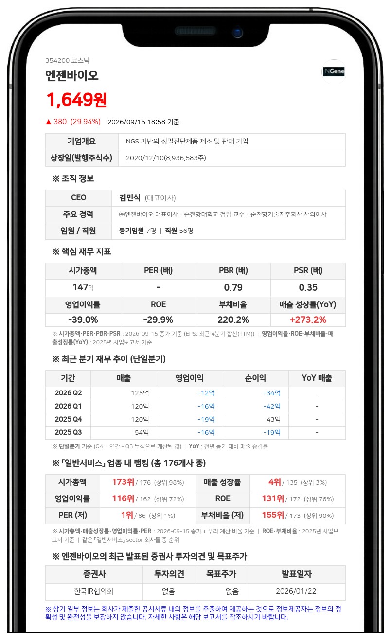 엔젠바이오, 이경남 대표이사 신규 선임