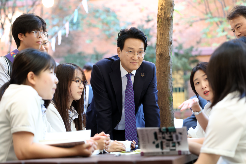 안민석 교육감 RAS교육 우수학교 남양주 오남고 현장 방문
