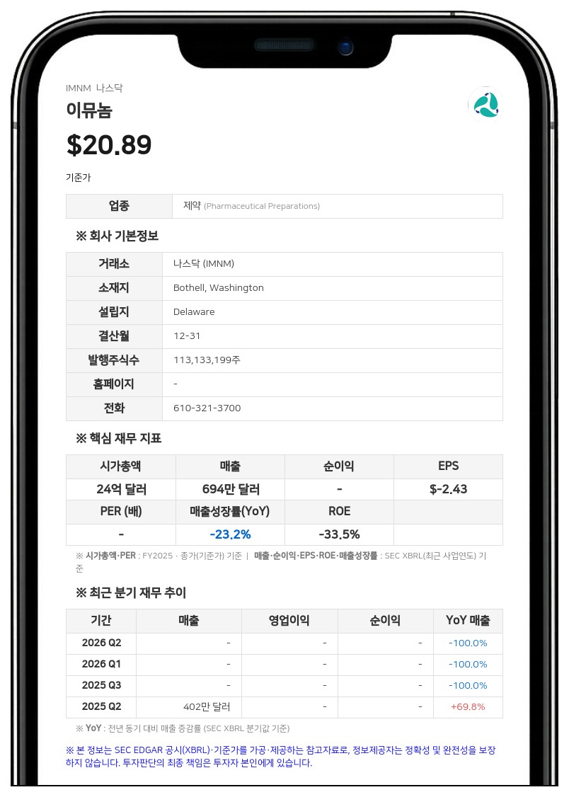 이뮤놈, 브리스톨 마이어스 스퀴브와 라이선스 계약 개정…마일스톤·로열티 지급 의무 해소