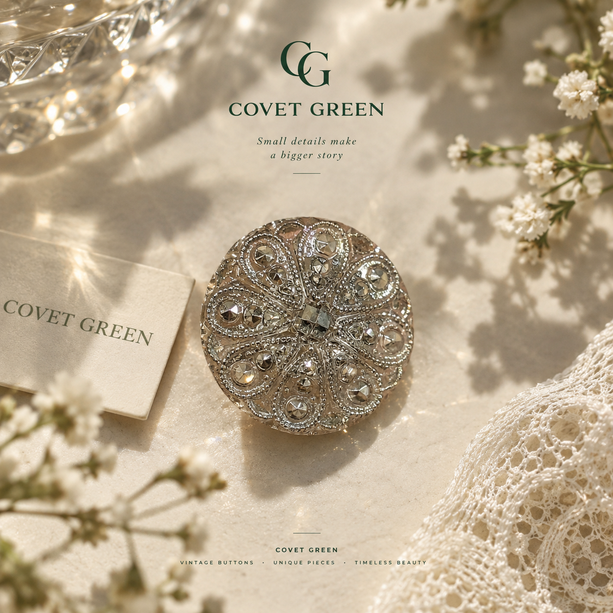 단추 하나가 브랜드 가치를 바꾼다, '코벳그린(Covet Green)'의 부자재 차별화 전략