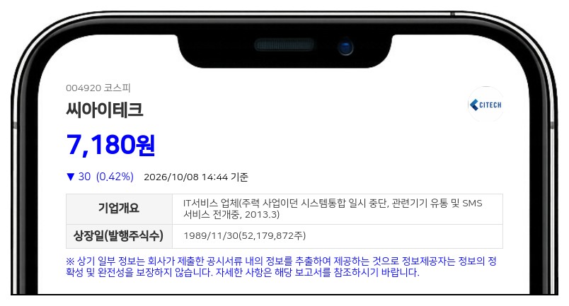 이학영 등, 씨아이테크 지분 19.53%에서 4.35%로 감소