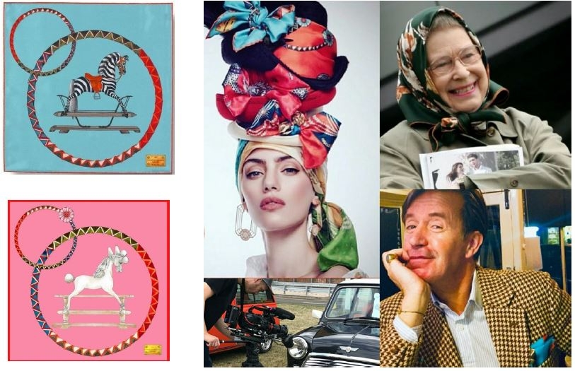 영국 왕실 스카프 디자이너 'ivananohel' 스카프 작품 / 사진=Courtesy of artist, JINI.M 컴퍼니