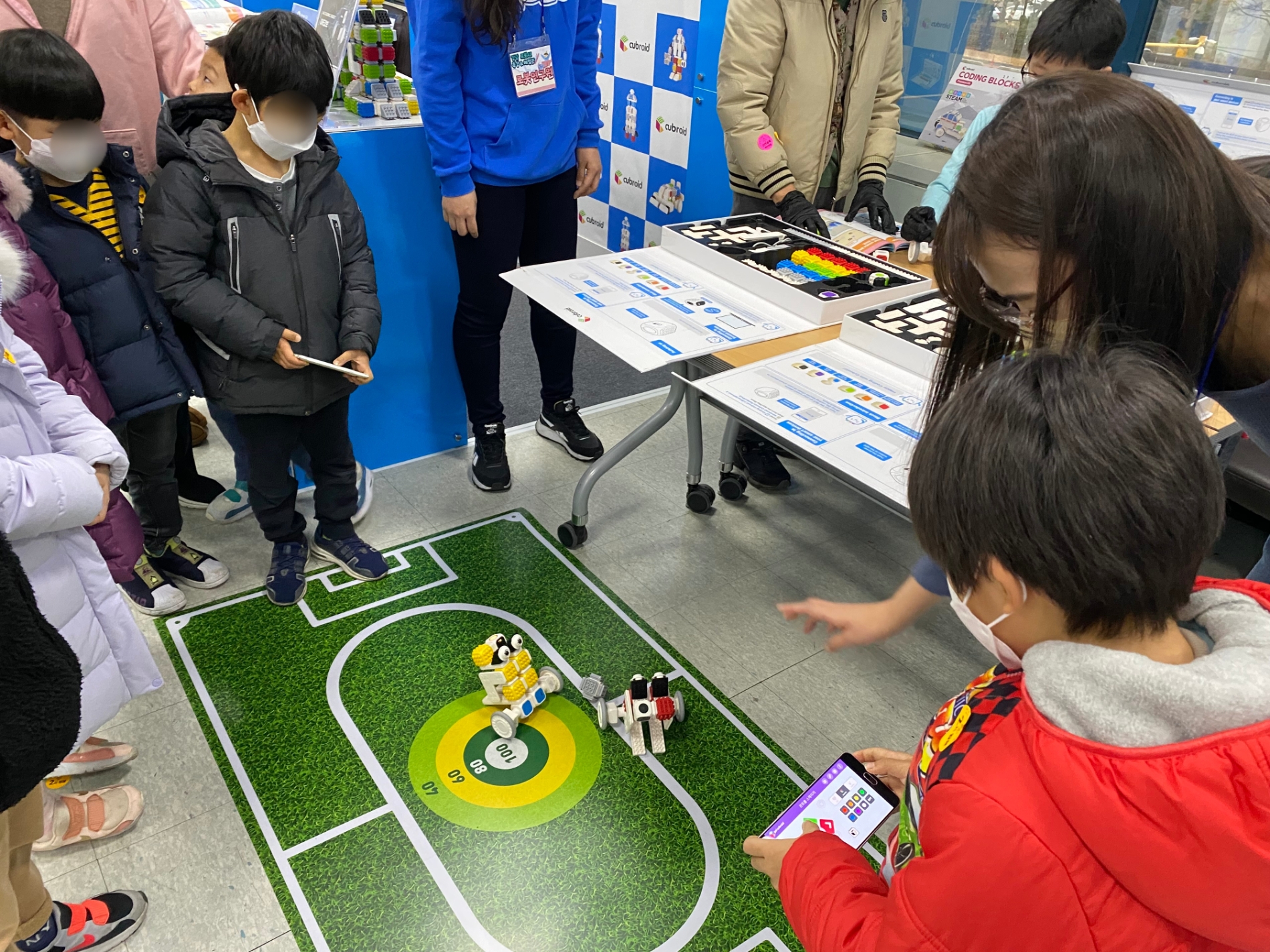 큐브로이드, 어린이와 청소년을 위한 AI 체험존 성황리 마무리