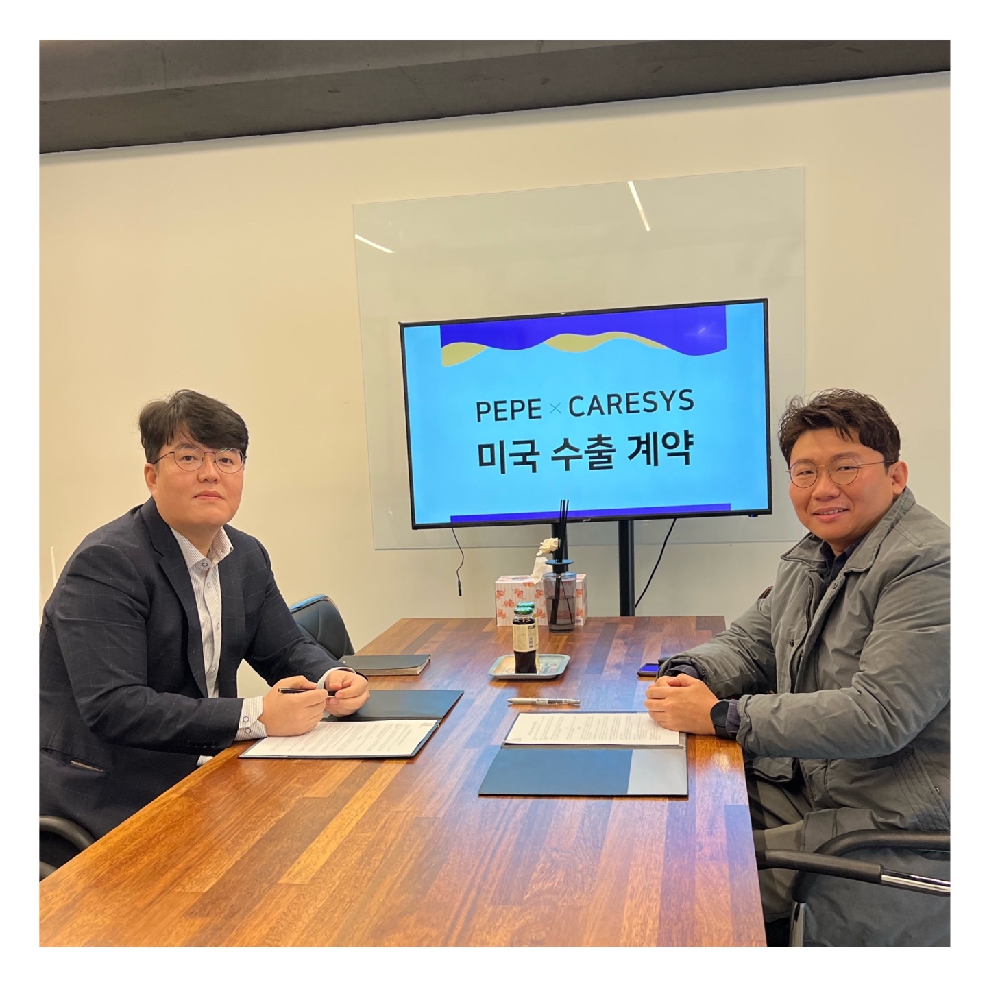 페페, CARESYS 미국 본사와 ‘펫 드라이룸’ 수출 계약 체결 성사