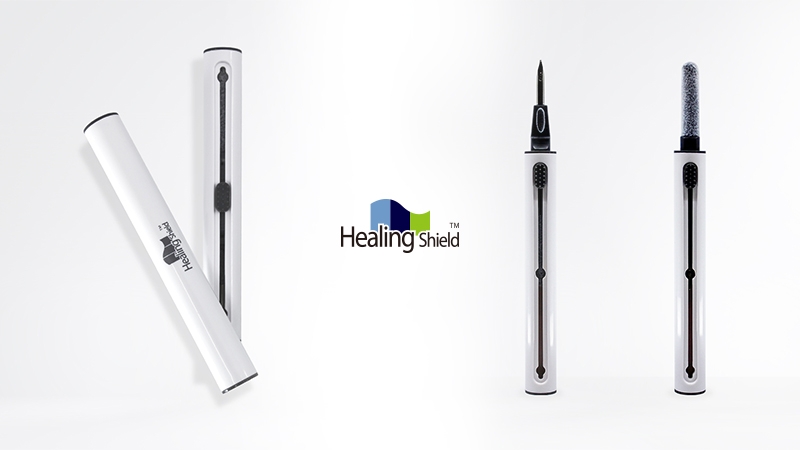 힐링쉴드 '에어팟, 무선 이어폰 청소키트 멀티 슬라이드 클리너 IL05 출시'